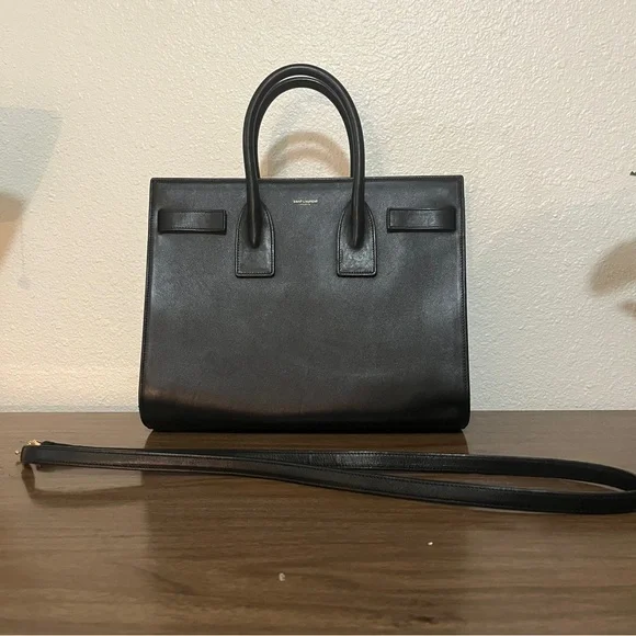 Saint Laurent Sac De Jour Small Black with Gold Hardware - Picture 2 of 16